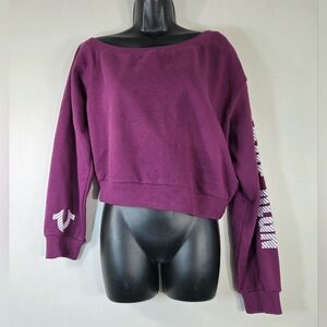 NEW Y2K TRUE RELIGION OFF THE SHOULDER SWEATSHIRT.